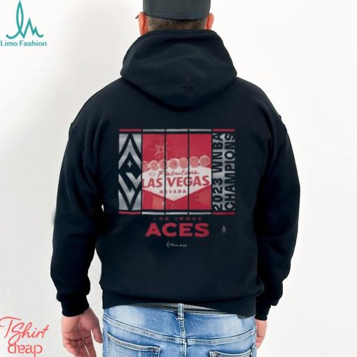 Las Vegas Aces Stadium 2023 WNBA Finals Champions Skyline Shirt