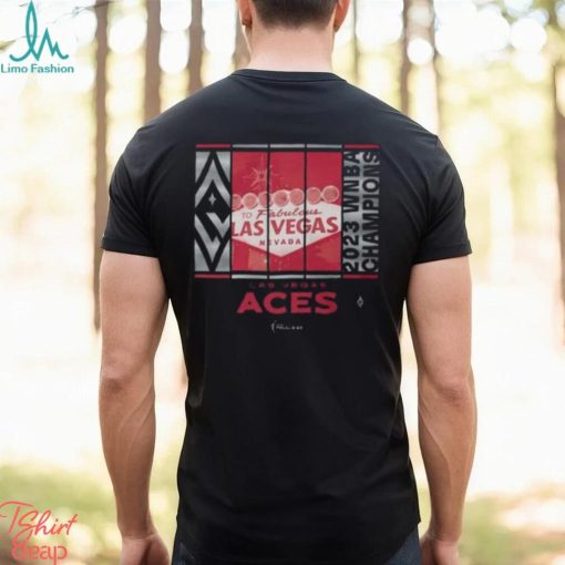 Las Vegas Aces Stadium 2023 WNBA Finals Champions Skyline Shirt