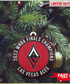 Las Vegas Aces WNBA Finals Champions 2023 Logo Christmas Tree Decorations Ornament