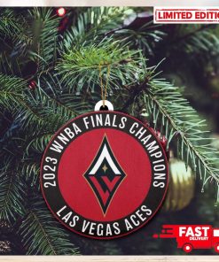 Las Vegas Aces WNBA Finals Champions 2023 Logo Christmas Tree Decorations Ornament