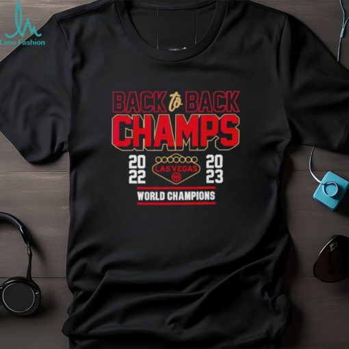 Las Vegas Aces back to back Champs 2022 2023 World Champions shirt