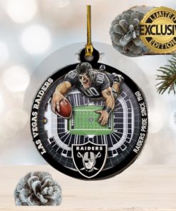 Las Vegas Raiders NFL Mascot Christmas Tree Decorations Ornament
