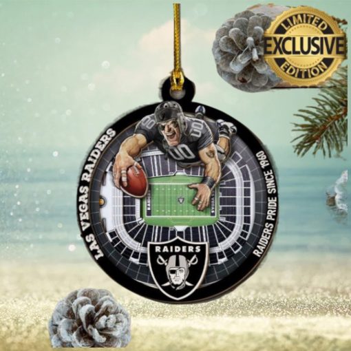 Las Vegas Raiders NFL Mascot Christmas Tree Decorations Ornament