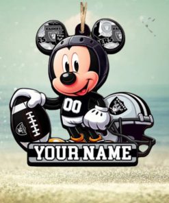 Cool Mickey Mouse Disney Nfl Las Vegas Raiders Hawaiian Shirt