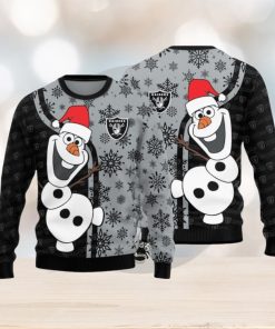 Las Vegas Raiders Olaf Christmas Funny Knitted Sweater