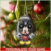 Cleveland Browns Personalized Your Name Mickey Mouse And NFL Team Ornament SP161023167ID03