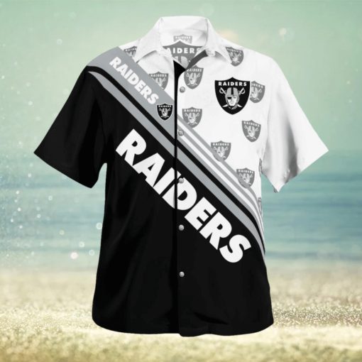 Las Vegas Raiders Standard Paradise Palm 3D Hawaiian Shirt Best For Fans Beach Gift For Men And Women