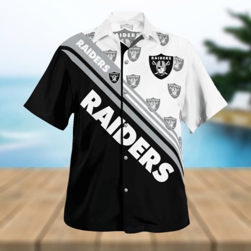 Las Vegas Raiders Standard Paradise Palm 3D Hawaiian Shirt Best For Fans Beach Gift For Men And Women