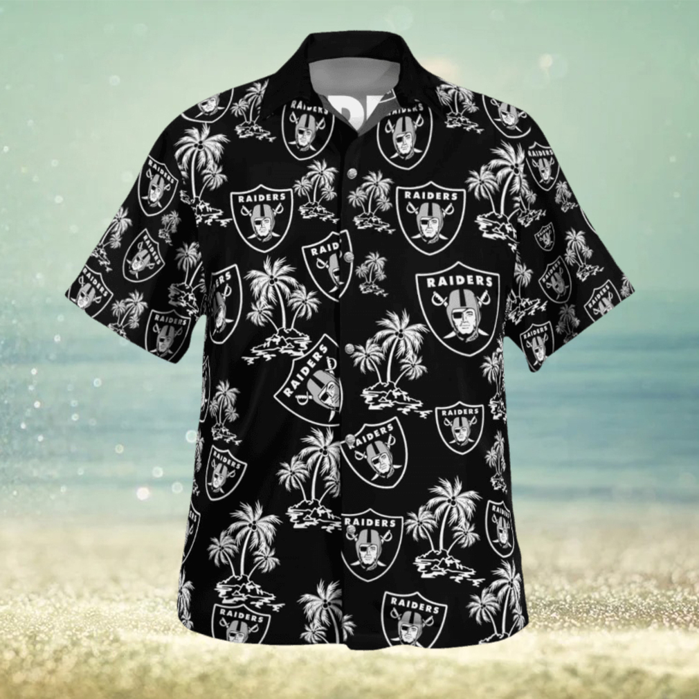 Retro NFL Las Vegas Raiders Funny Hawaiian Shirt Beach Gift For Him -  Limotees