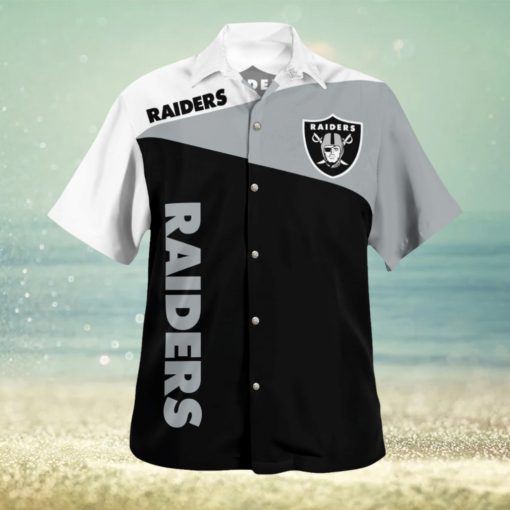 Las Vegas Raiders Vintage 3D Hawaiian Shirt Best For Fans Beach Gift For Men And Women