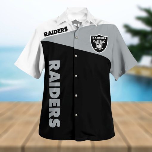 Las Vegas Raiders Vintage 3D Hawaiian Shirt Best For Fans Beach Gift For Men And Women