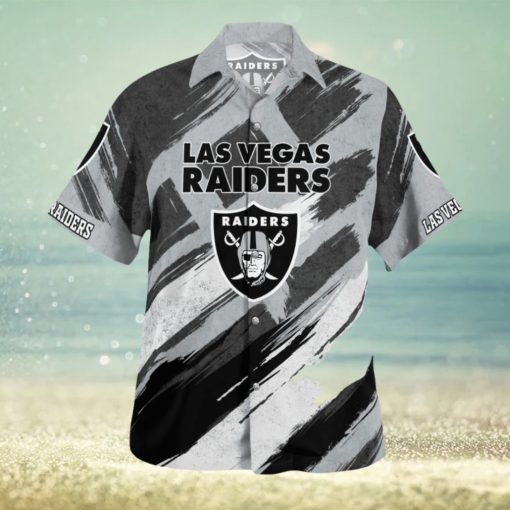 Las Vegas Raiders Vintage Luau 3D Hawaiian Shirt Best For Fans Beach Gift For Men And Women