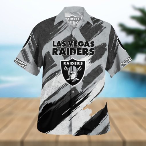 Las Vegas Raiders Vintage Luau 3D Hawaiian Shirt Best For Fans Beach Gift For Men And Women