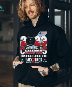 Las vegas aces 2023 wnba finals champions back 2 back finals champs shirt