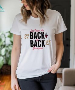 Las vegas aces back to back champions wnba 2023 shirt