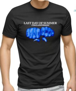 Last day of summer 5 year anniversary knuckles shirt
