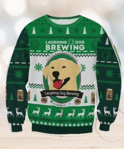 Laughing Dog 3D Ugly Christmas Sweater Christmas Gift