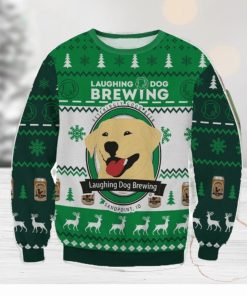 Laughing Dog 3D Ugly Christmas Sweater Christmas Gift