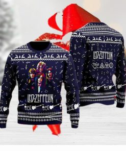 Led Zeppelin Band 3D Printed Ugly Christmas Sweater Nice Gift For Everyone