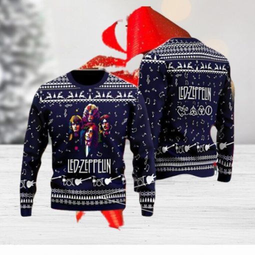 Led Zeppelin Band 3D Printed Ugly Christmas Sweater Nice Gift For Everyone