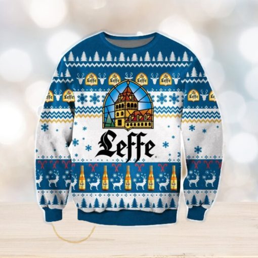 Leffe 3D Ugly Christmas Sweater Christmas Gift