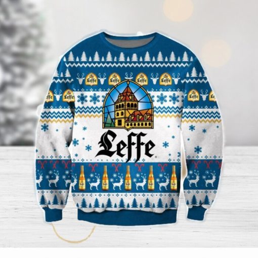 Leffe 3D Ugly Christmas Sweater Christmas Gift