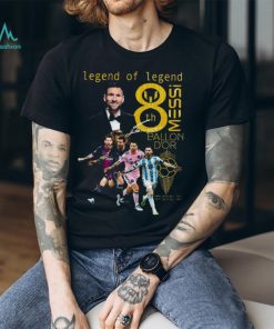 Legend Of Legend 8Th Ballon D'or Messi Shirt
