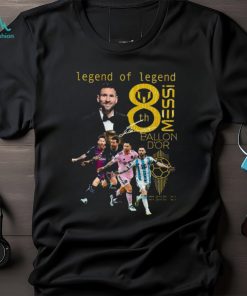 Legend Of Legend 8Th Ballon D'or Messi Shirt