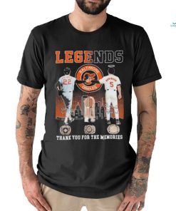 Legends Baltimore Orioles Palmer And Robinson Thank You For The Memories Shirt