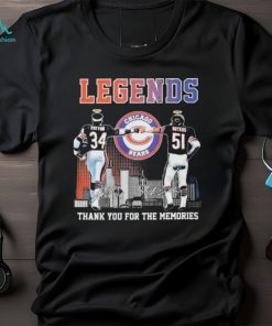 Legends Chicago Bears Thank You For The Memories Signatures T Shirt