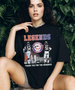 Legends Chicago Bears Thank You For The Memories Signatures T Shirt