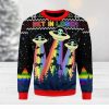 Move Im Gay Ugly Christmas Sweater