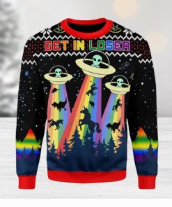 Lgbt Alien Ugly Christmas Sweater