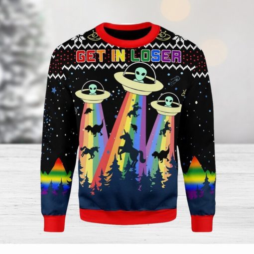 Lgbt Alien Ugly Christmas Sweater