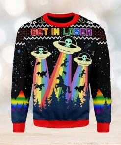 Lgbt Alien Ugly Christmas Sweater