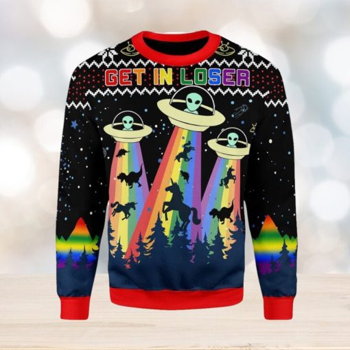 Lgbt Alien Ugly Christmas Sweater