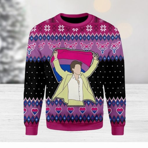 Lgbt Bisexual Flag Harry Ugly Christmas Sweater