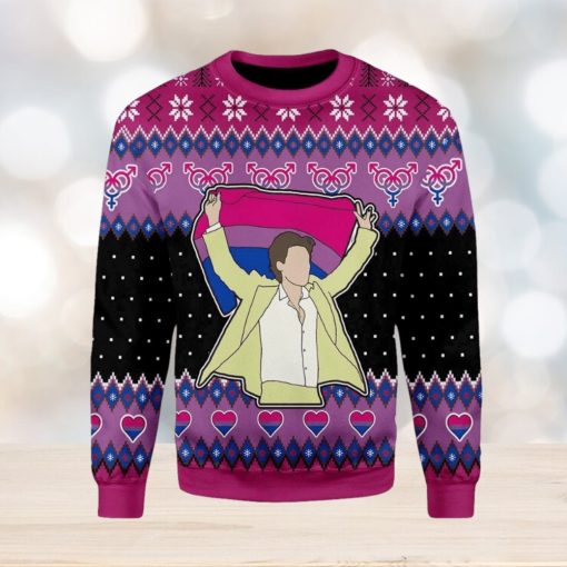 Lgbt Bisexual Flag Harry Ugly Christmas Sweater