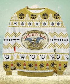 Liberty Ale Anchor Brewing Company San Francisco Ugly Christmas Sweater Impressive Gift For Men And Women