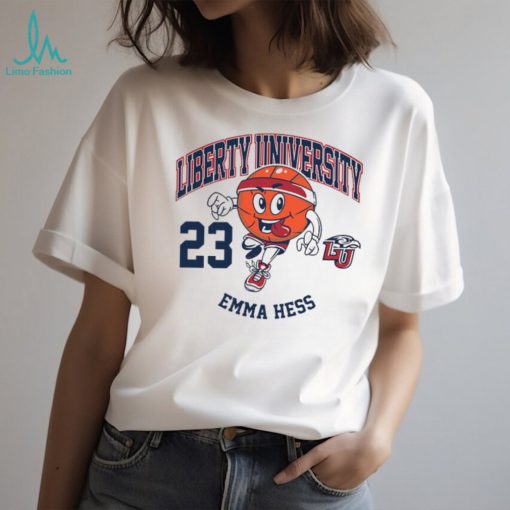 Liberty NCAA Basketball Emma Hess Fashion T Shirt