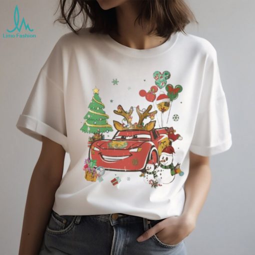 Lightning Mcqueen Christmas Tshirt