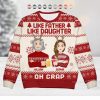 Santa’s Favorite Cat Mom Dad   Christmas Gift For Cat Lovers   Personalized Unisex Ugly Sweater