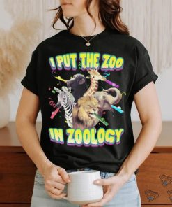 Limited Gotfunny I Put The Zoo In Zoology Shirt