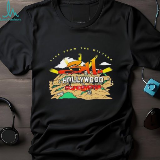 Live from the Wiltern 311 Hollywood soundsystem T shirt