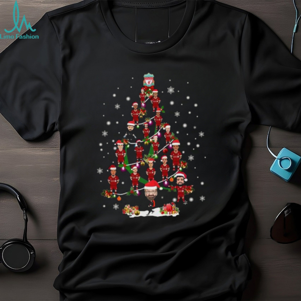 Liverpool Fc All Team Players Christmas Tree Shirt Liverpool Fc All Team Players Christmas Tree Shirt