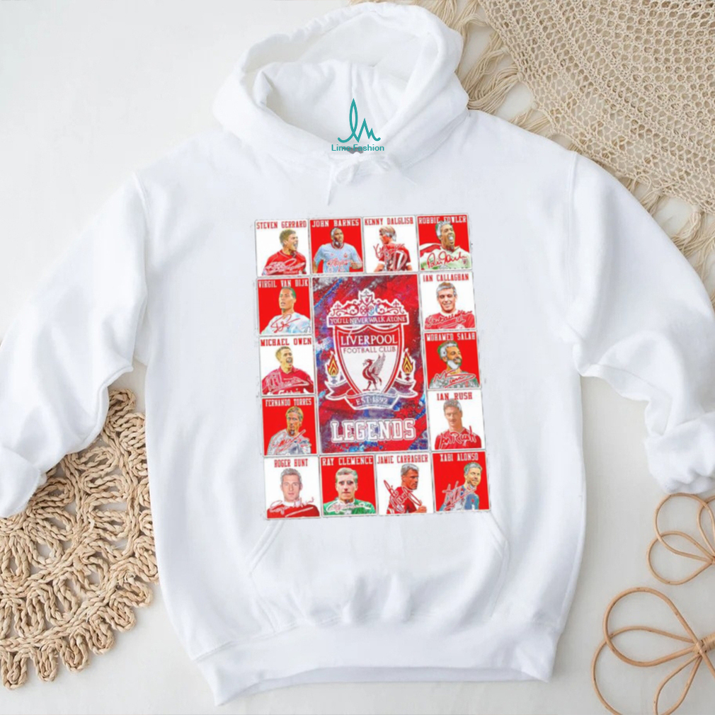 Liverpool Football Club Legends of team All Time shirt Liverpool Football Club Legends of team All Time shirt