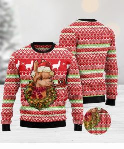 Llama Loves Christmas Ugly Christmas Sweater