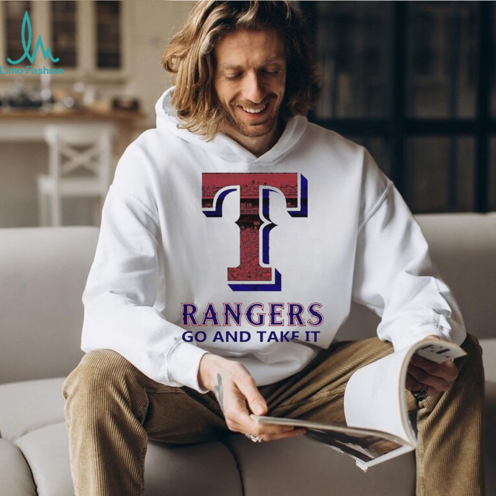 Logo Texas rangers go and take it shirt - MobiApparel