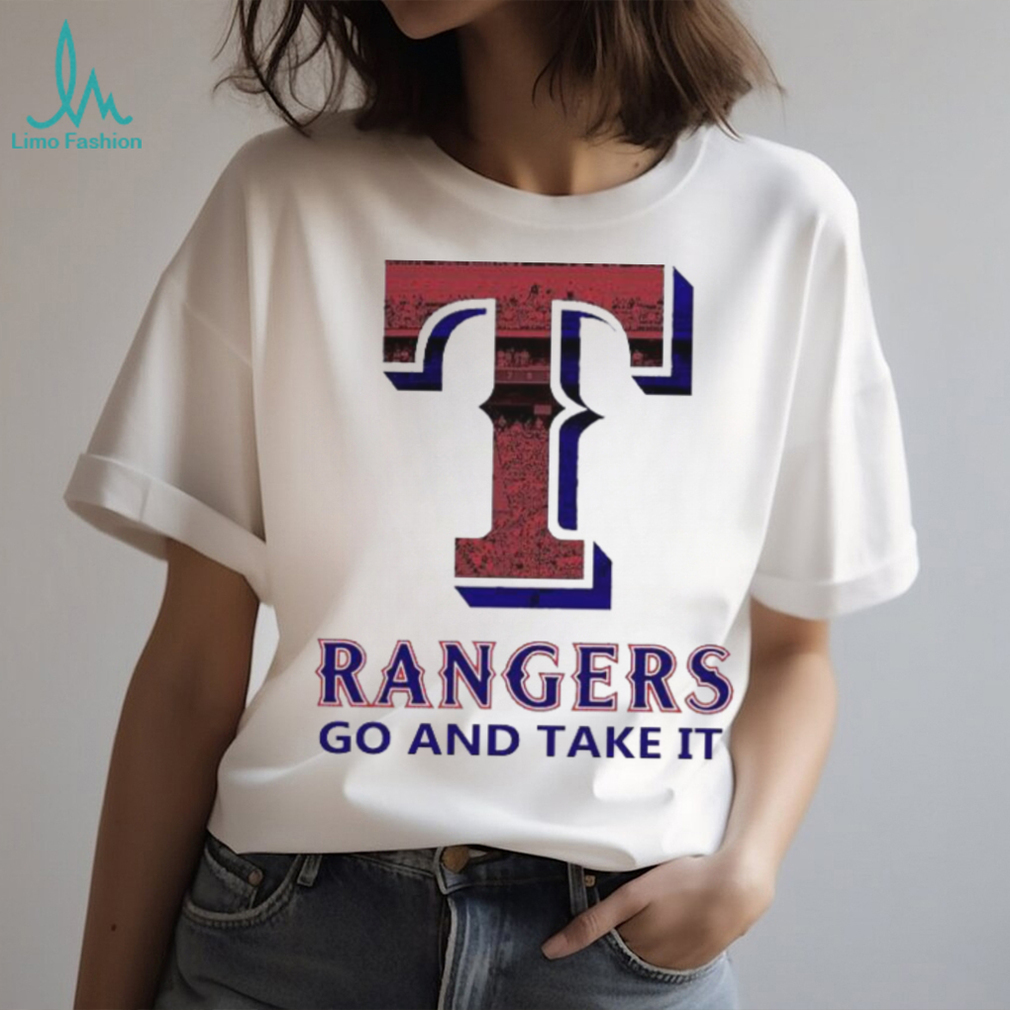 Logo Texas rangers go and take it shirt - MobiApparel