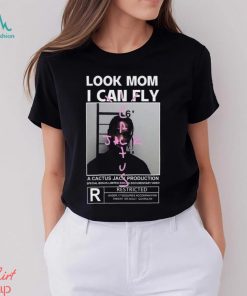 Look Mom I Can Fly TShirt, Cactus Jack Fashion Men Tshirt, Sleeve Jacks Print Kanyess Westss BASICs Couple Loose Short Sleeve T Shirt